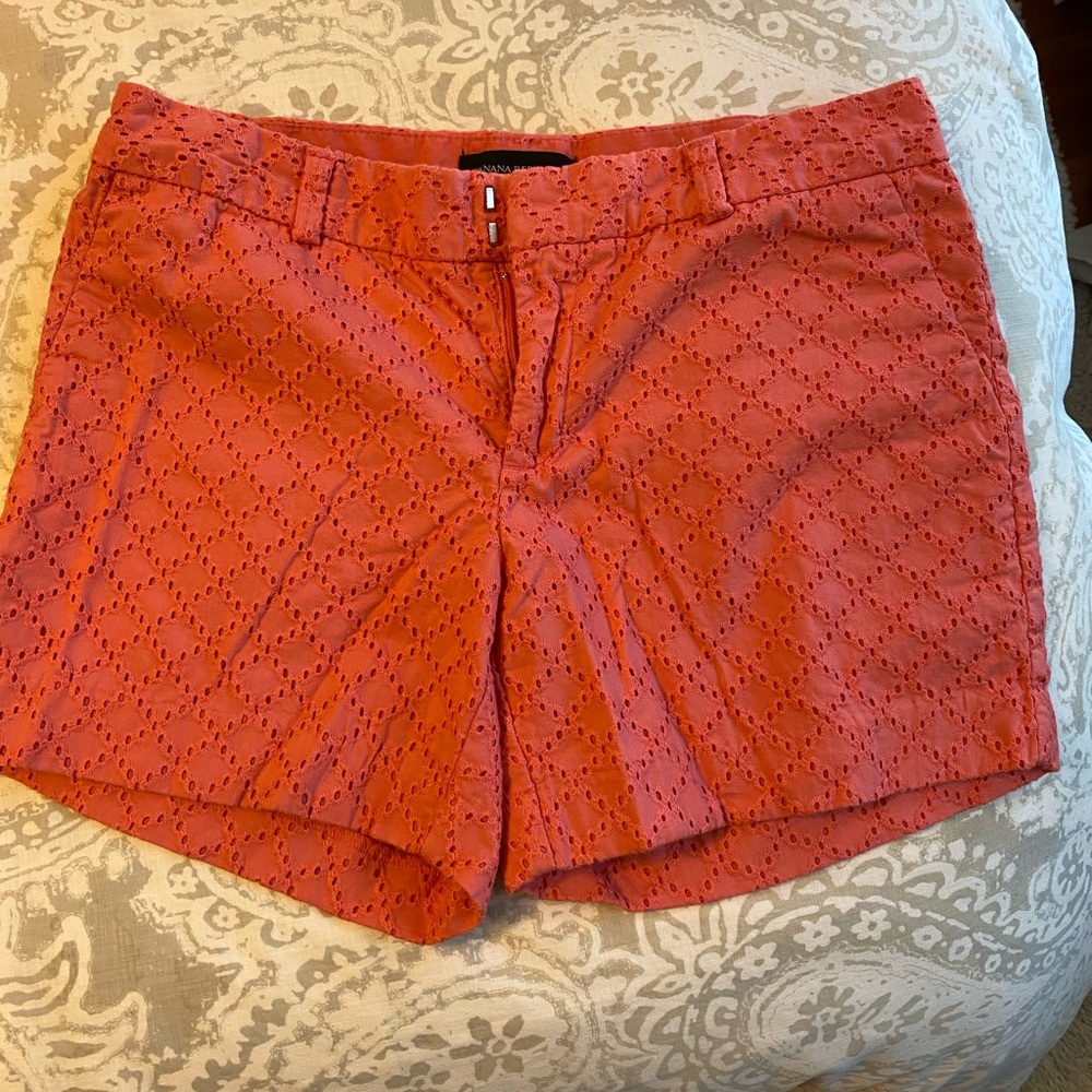Banana Republic coral shorts